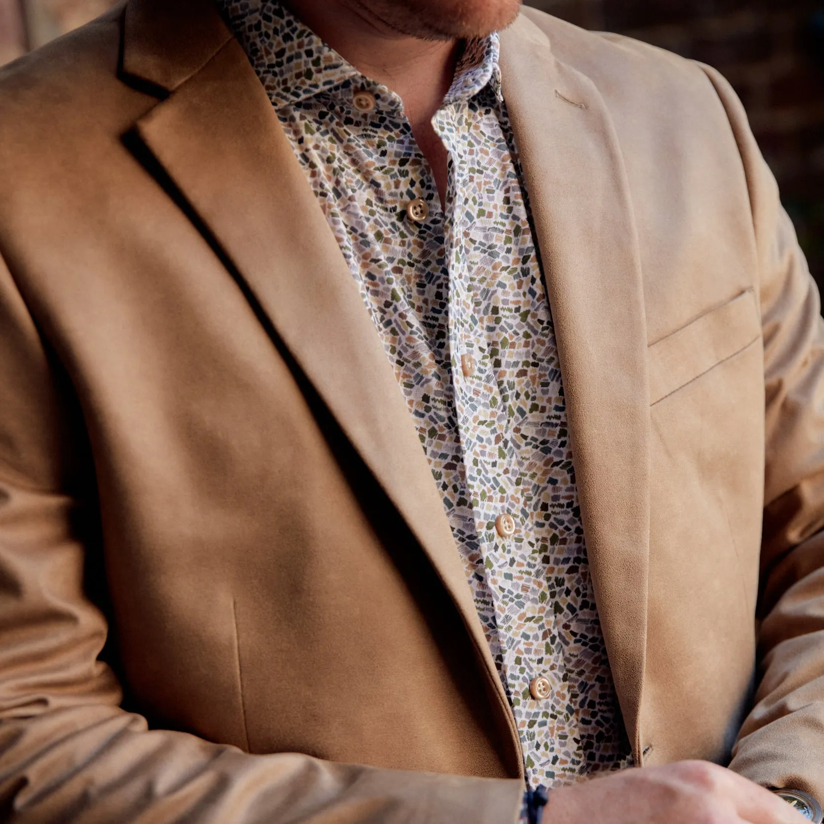 *** FINAL SALE *** Roffe Butterscotch Ultra Suede Sport Coat