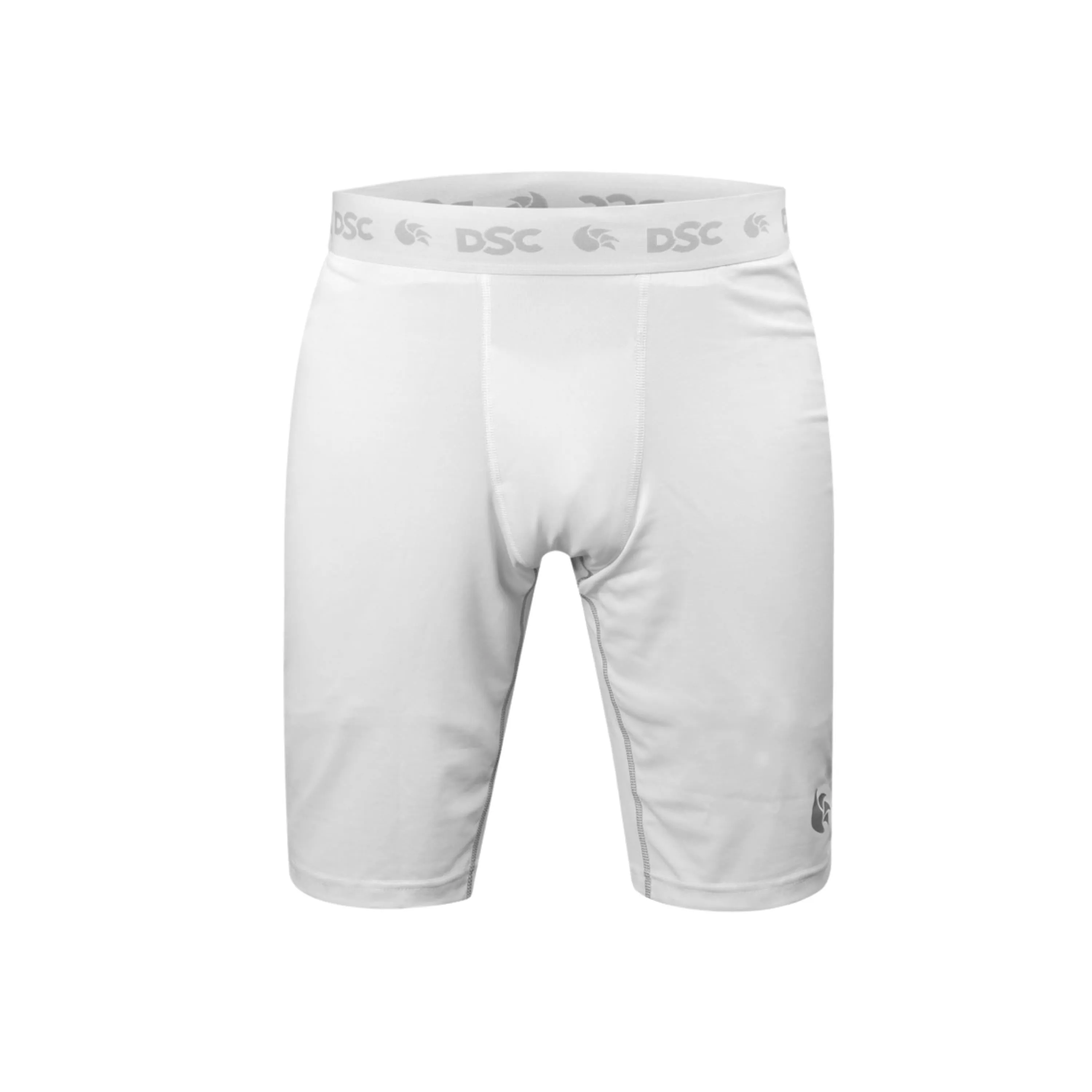 046 | DSC Compression Half Thigh White Shorts