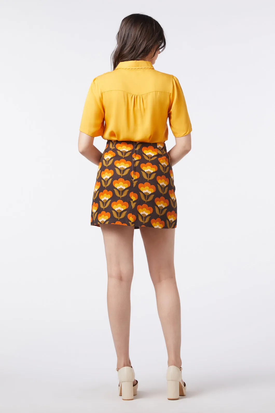 70S Wallpaper Drill Skirt