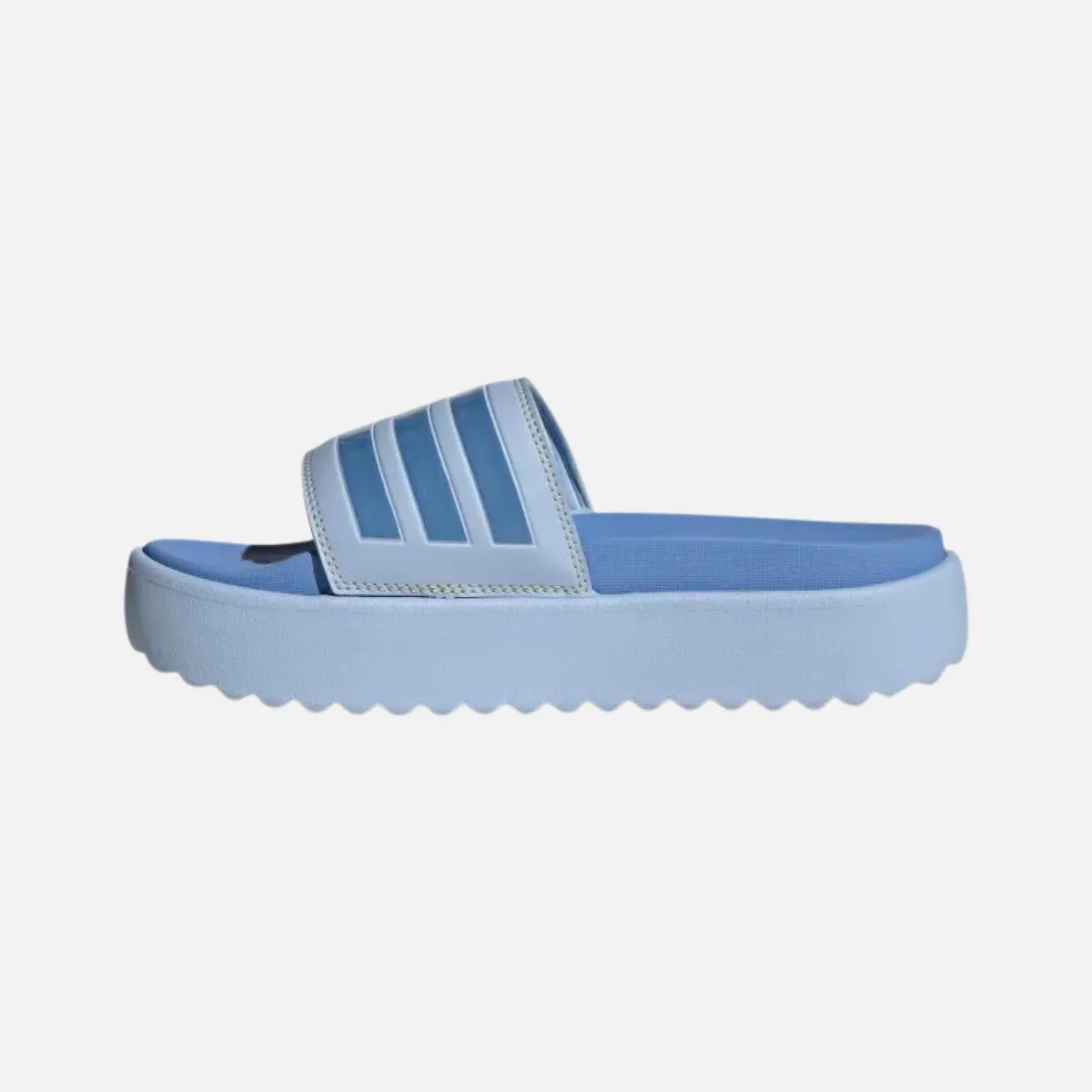 Adidas Adilette Platform Women Sportswear Slide -Blue Dawn/Blue Fusion Met./Blue Fusion