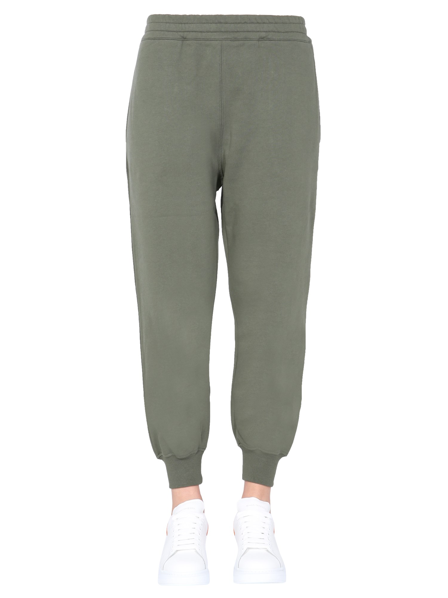 ALEXANDER McQUEEN    COTTON JOGGING PANTS WITH LOGO PRINT