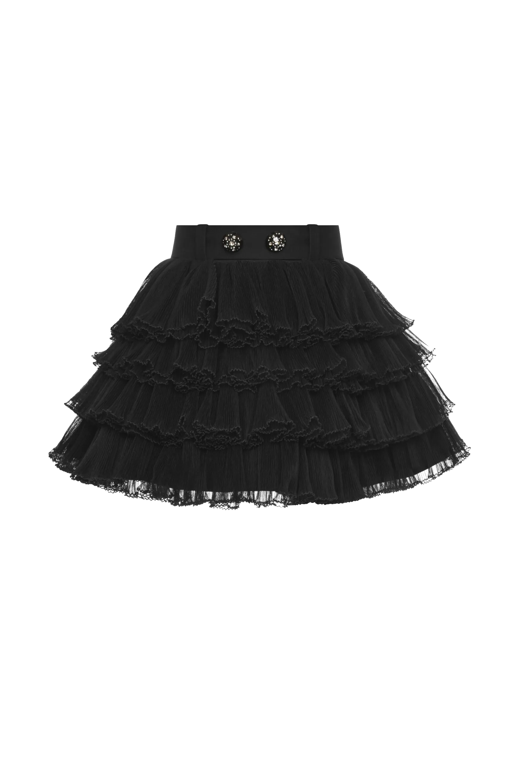 All ruffles mini skirt