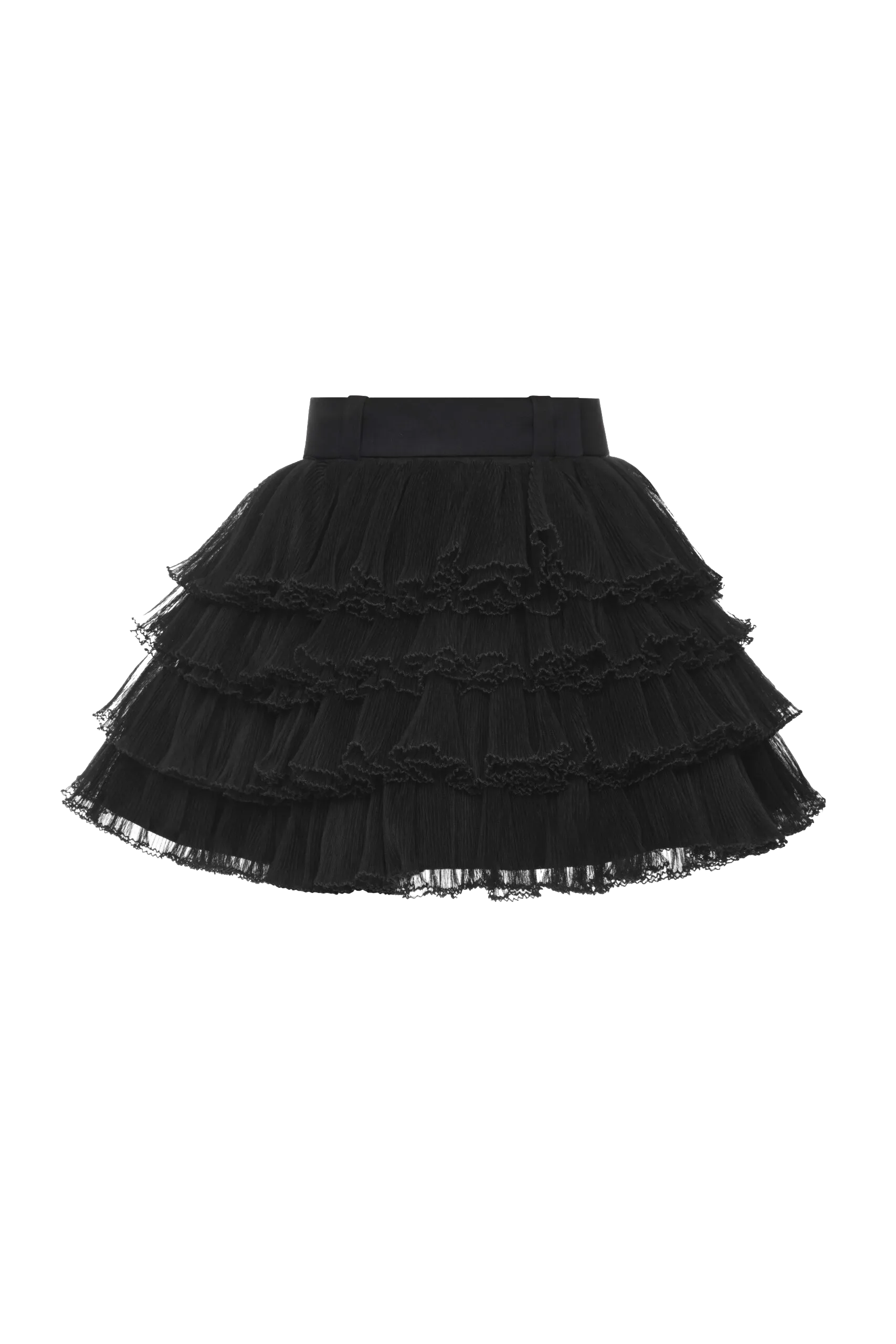 All ruffles mini skirt