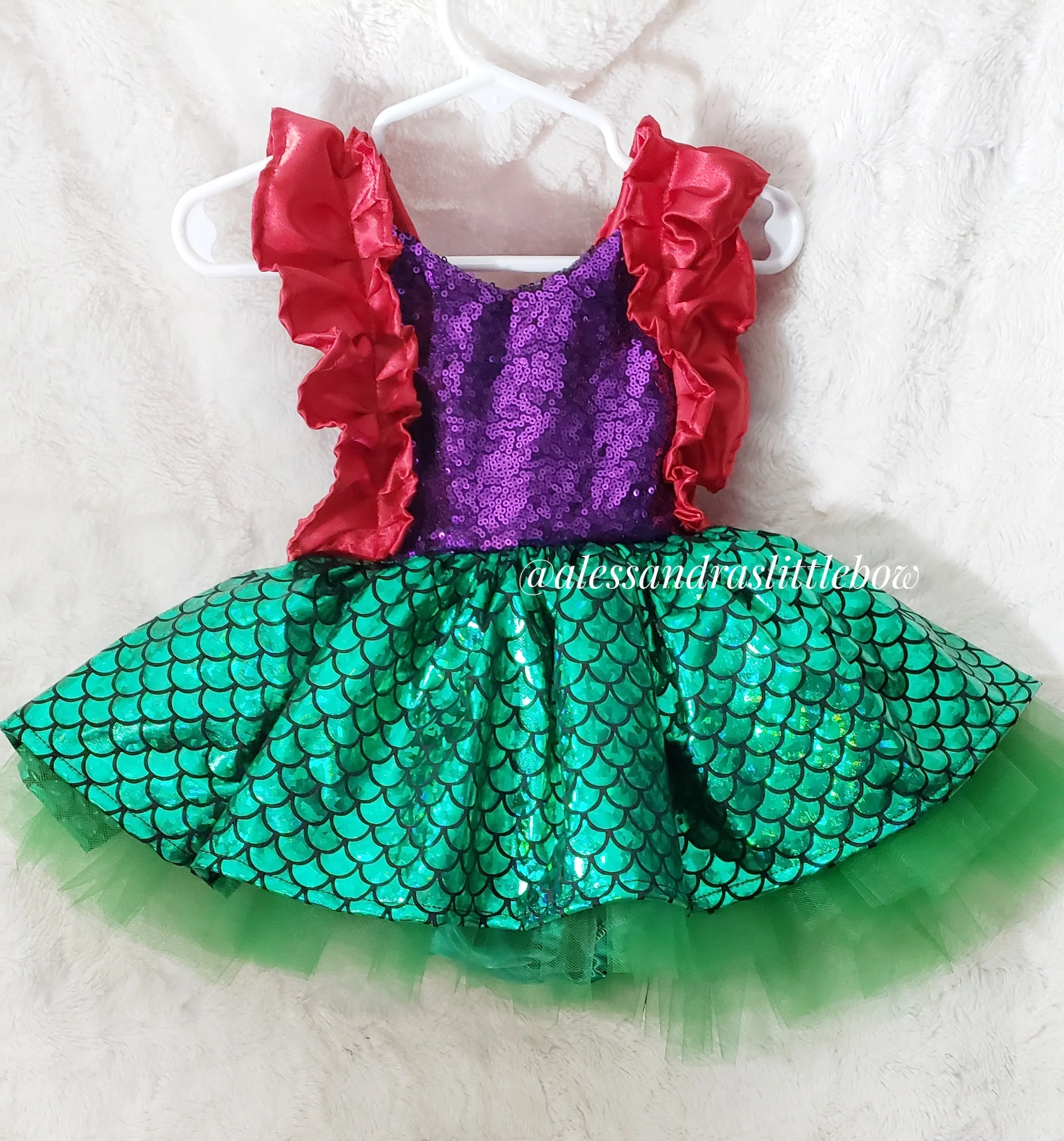 Ariel Luxury Skirted Tutu Romper