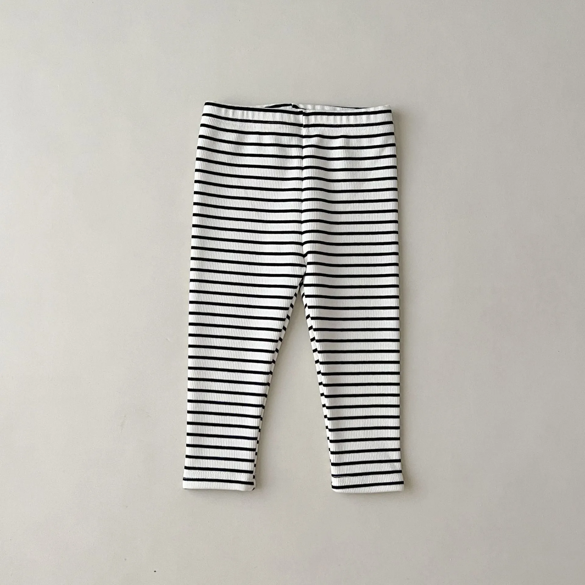 Baby Kid Girls Solid Color Striped Pants Wholesale 231130142