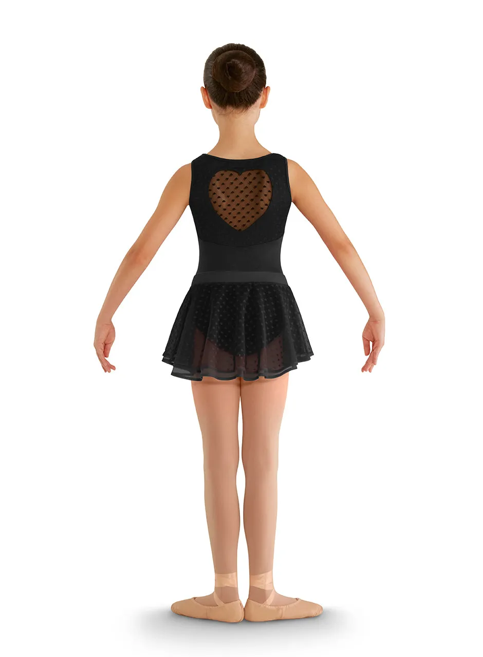 Bloch Child Heart Mesh Skirt - CR7921