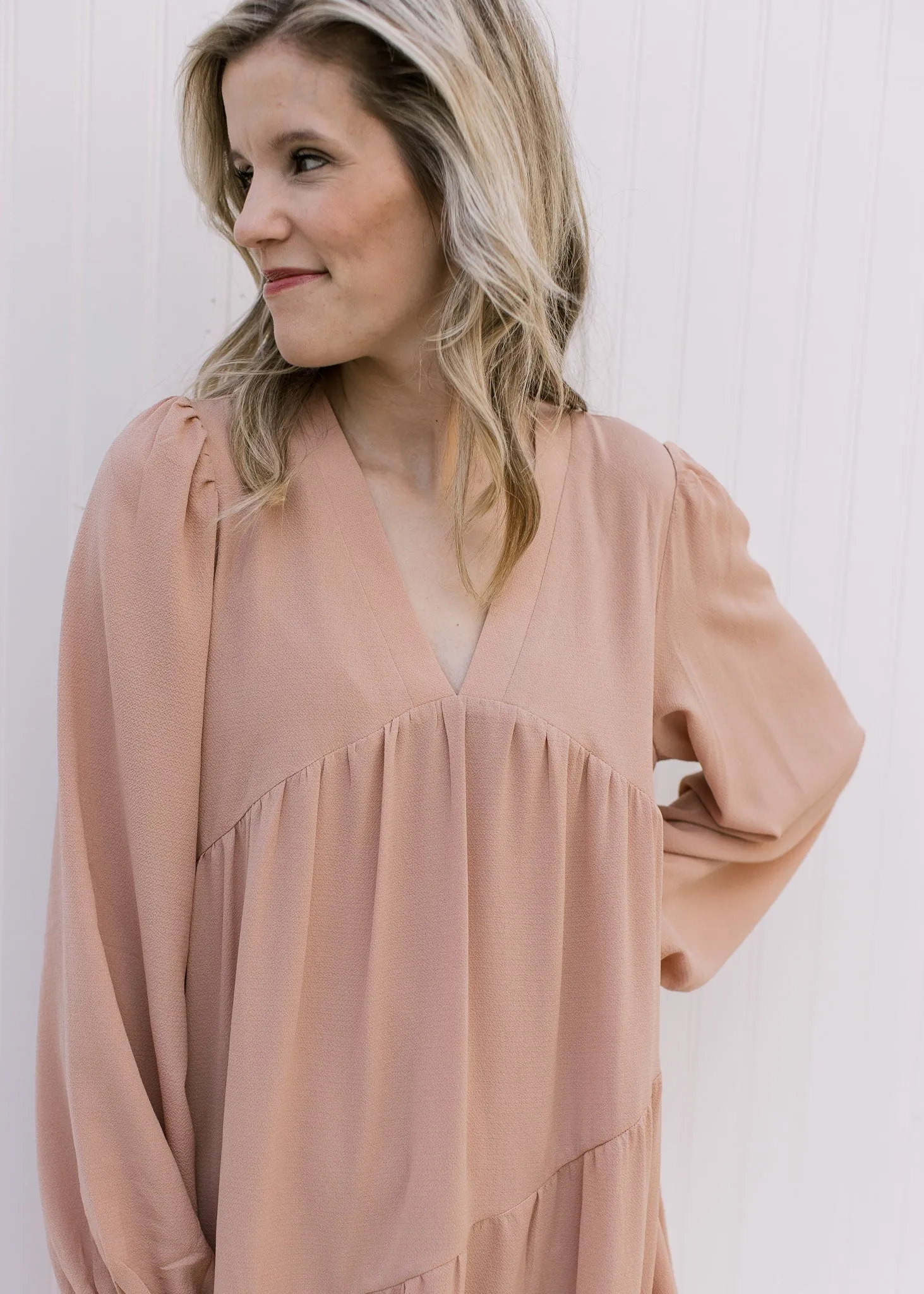 Blushes Cross Hem Dress