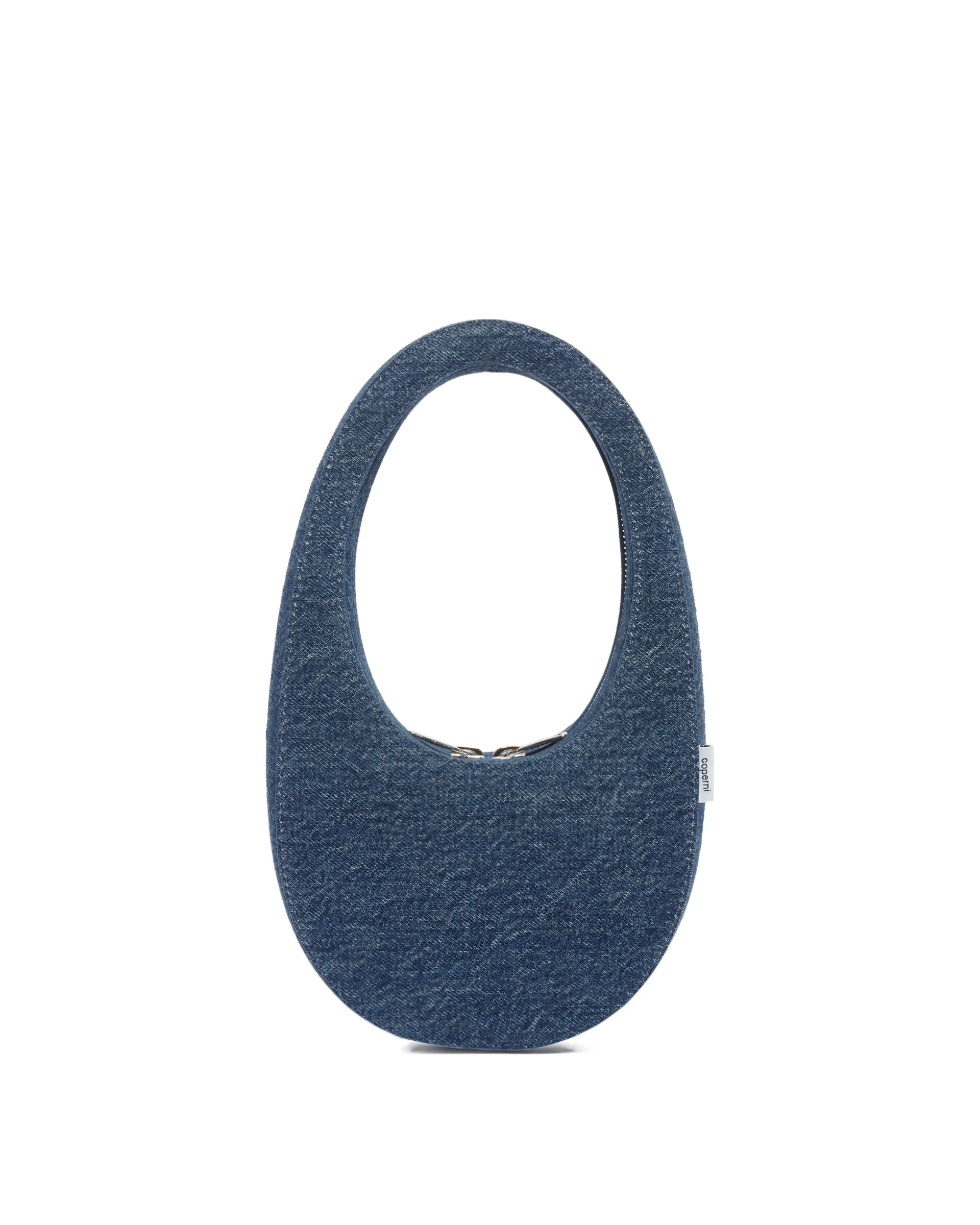 Borsa Mini Swipe In Denim Blu