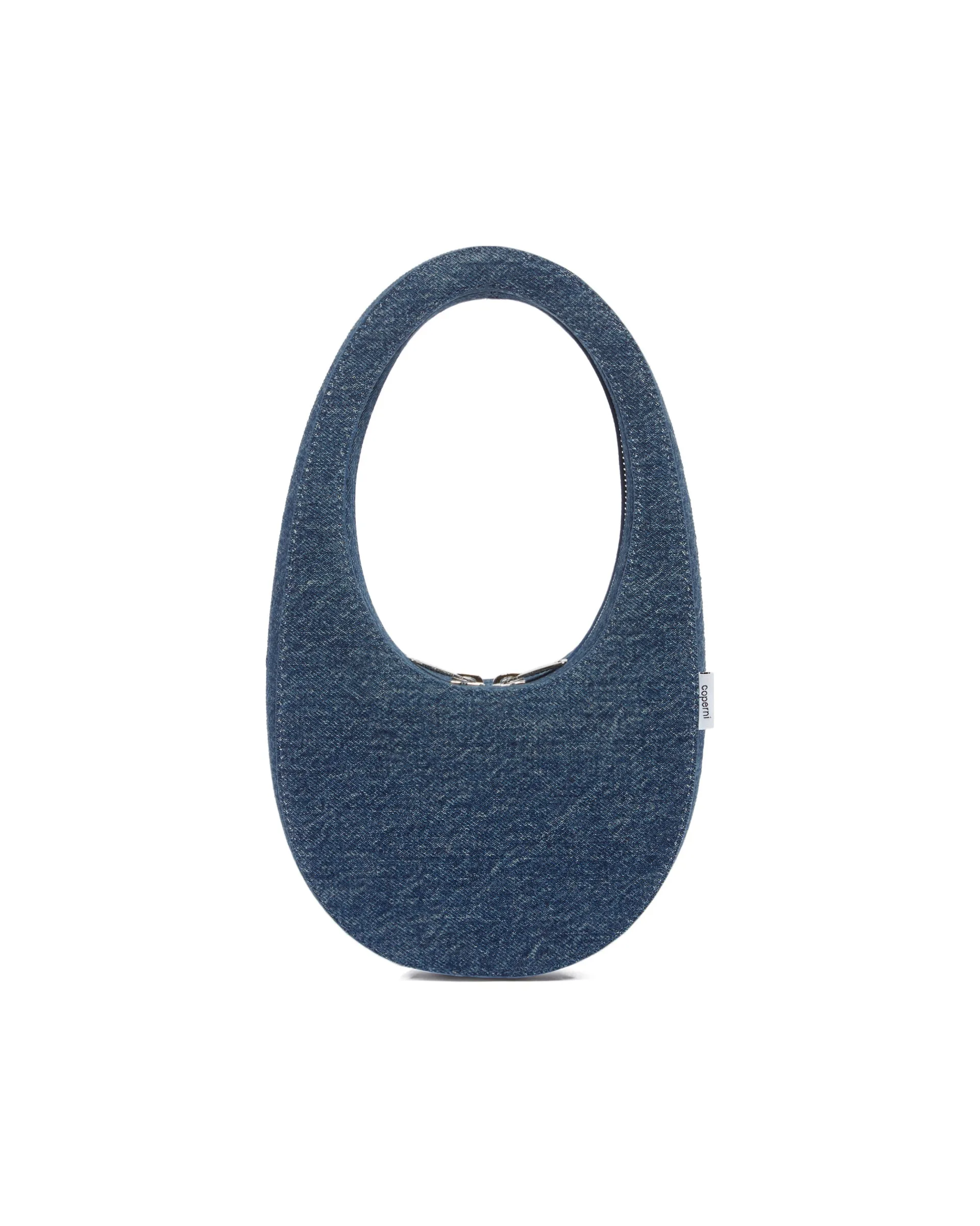 Borsa Mini Swipe In Denim Blu