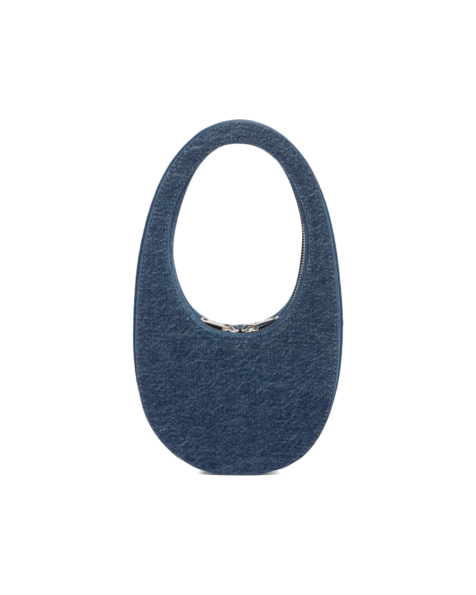 Borsa Mini Swipe In Denim Blu