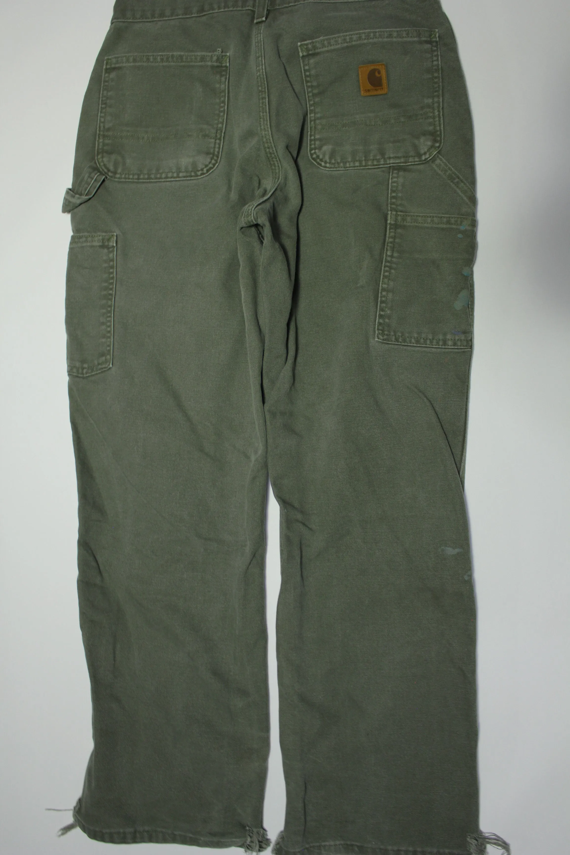 Carhartt B11 Dungaree Fit Duck Wash Canvas Work Construction Pants