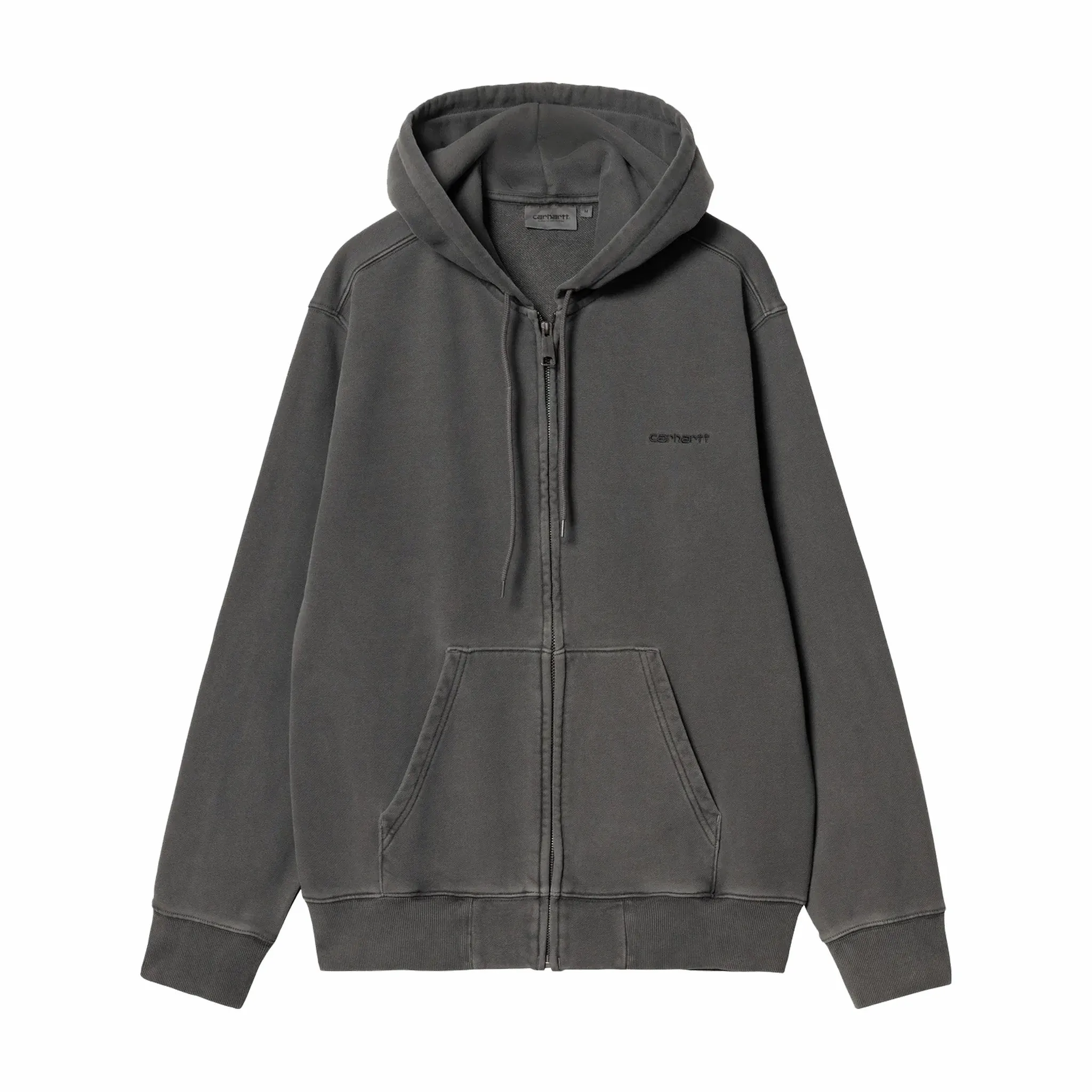 Carhartt WIP Hooded Duster Script Jacket (Black)