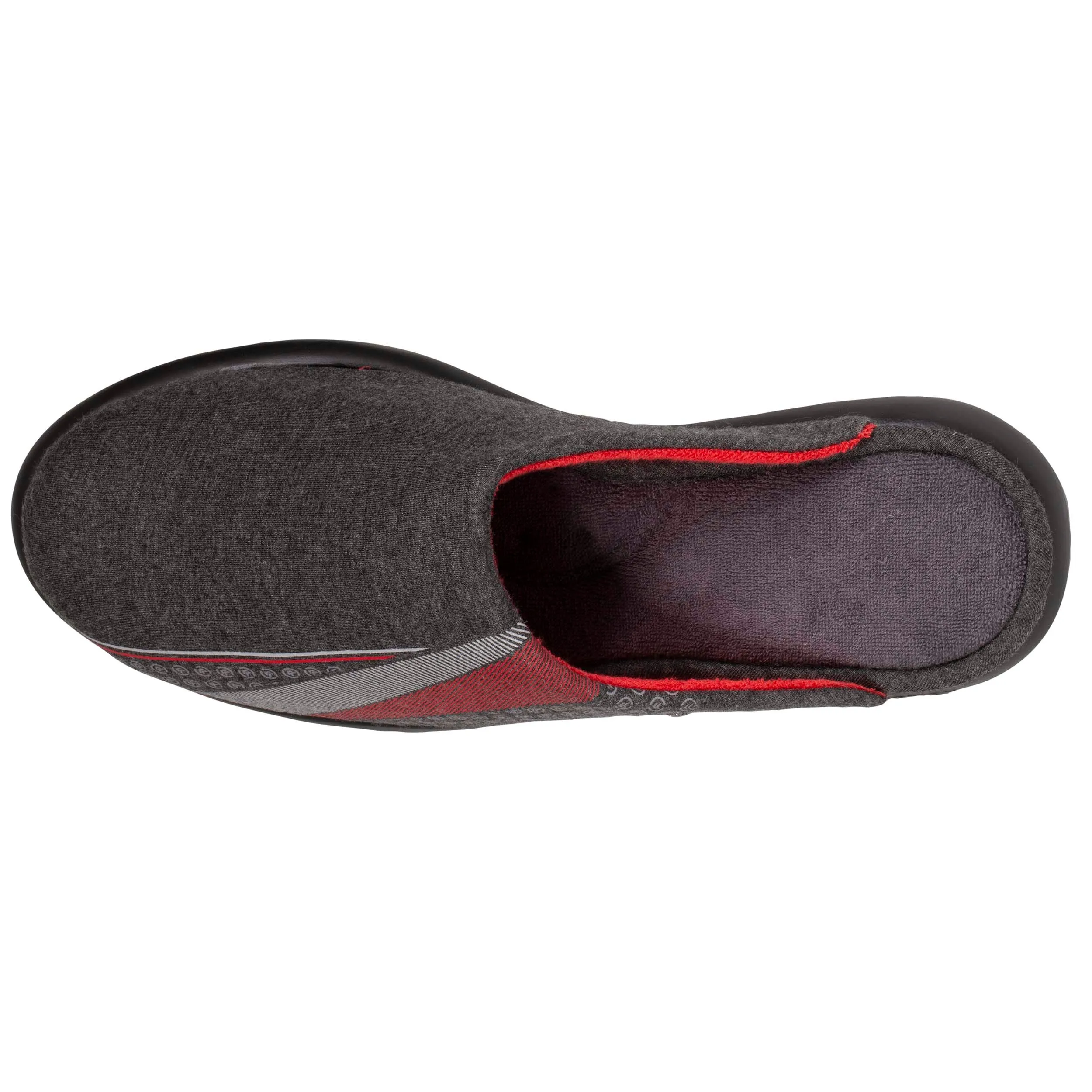 Chaussons mules Homme Jersey Gris chiné