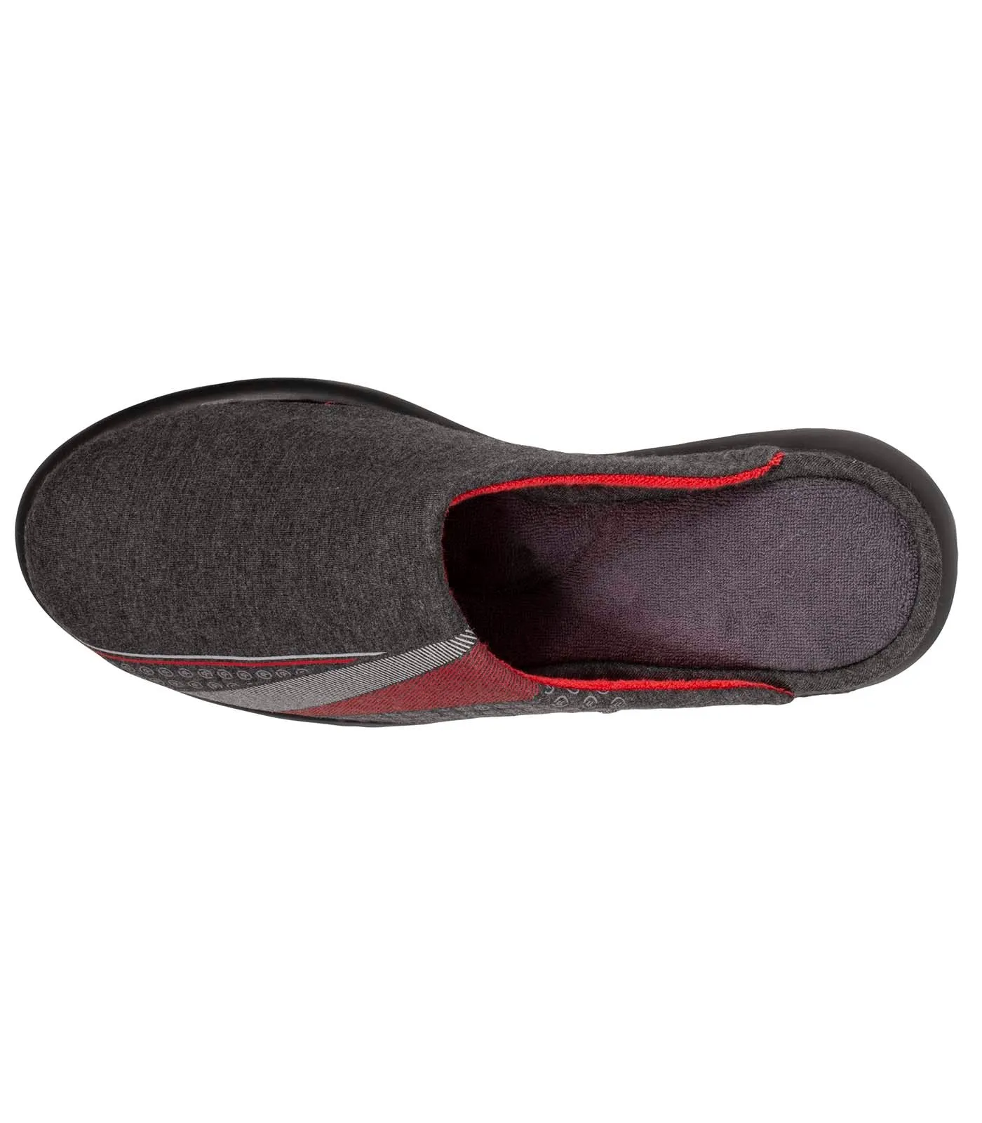 Chaussons mules Homme Jersey Gris chiné