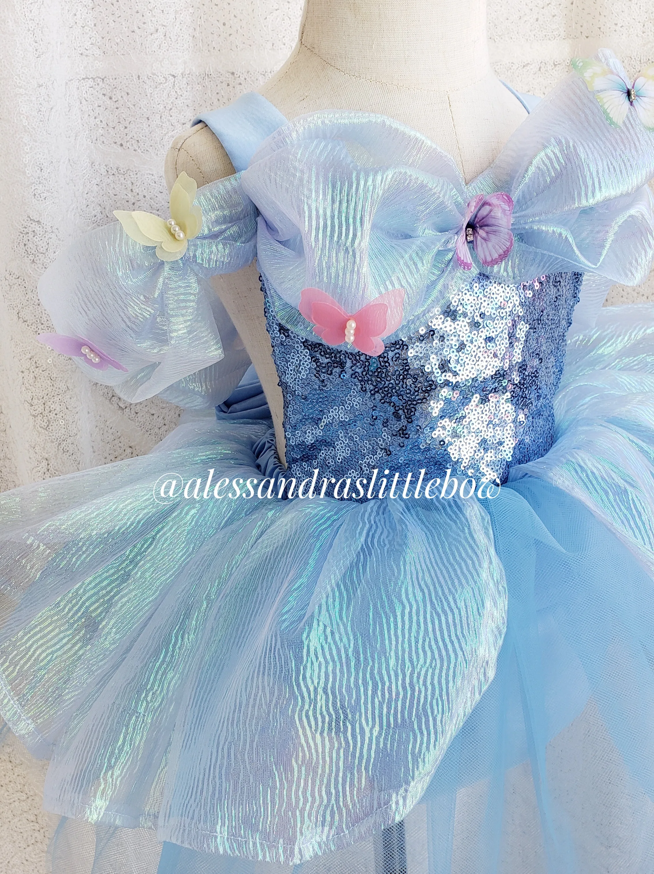 Cinderella Butterfly Romper