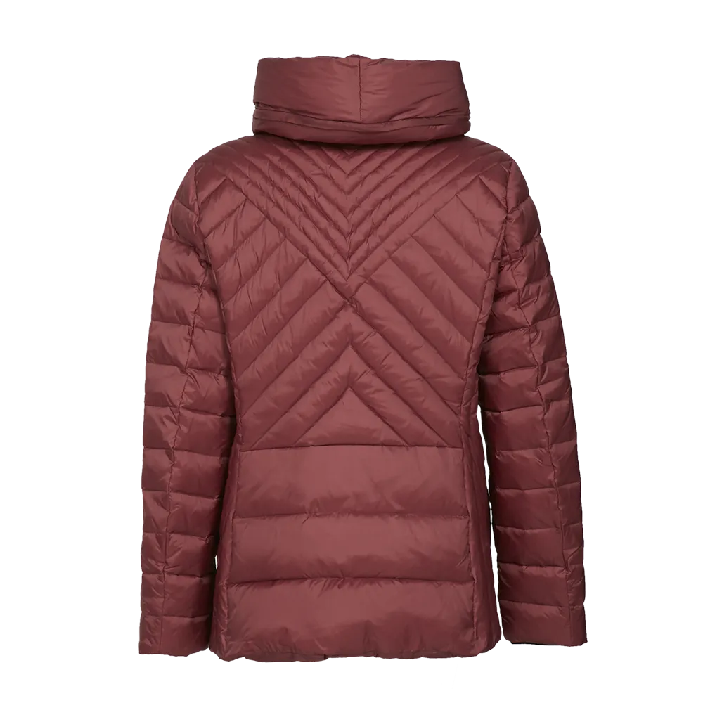 Classic Short Down Jacket with Foldable Hood