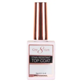 Cre8tion Stain Resistant Top Coat Gel 0.5oz