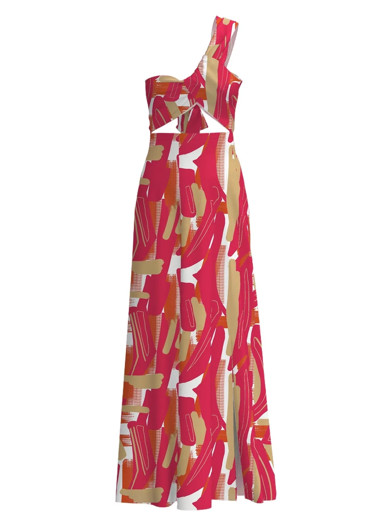 Dalia Dress - Abstract Rose