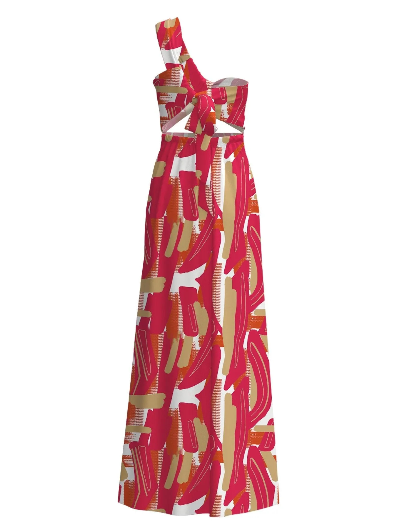 Dalia Dress - Abstract Rose