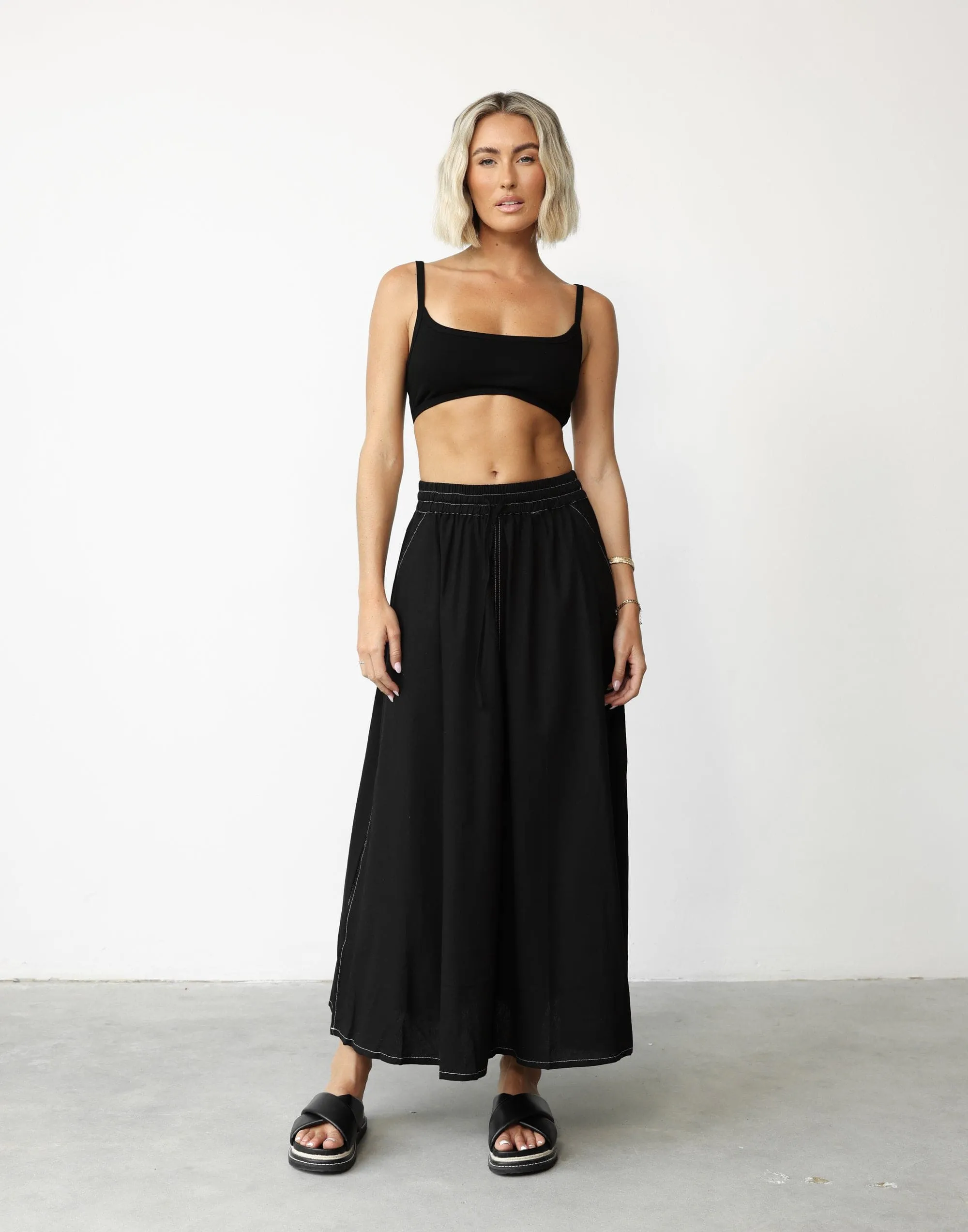 Daylight Maxi Skirt (Black)