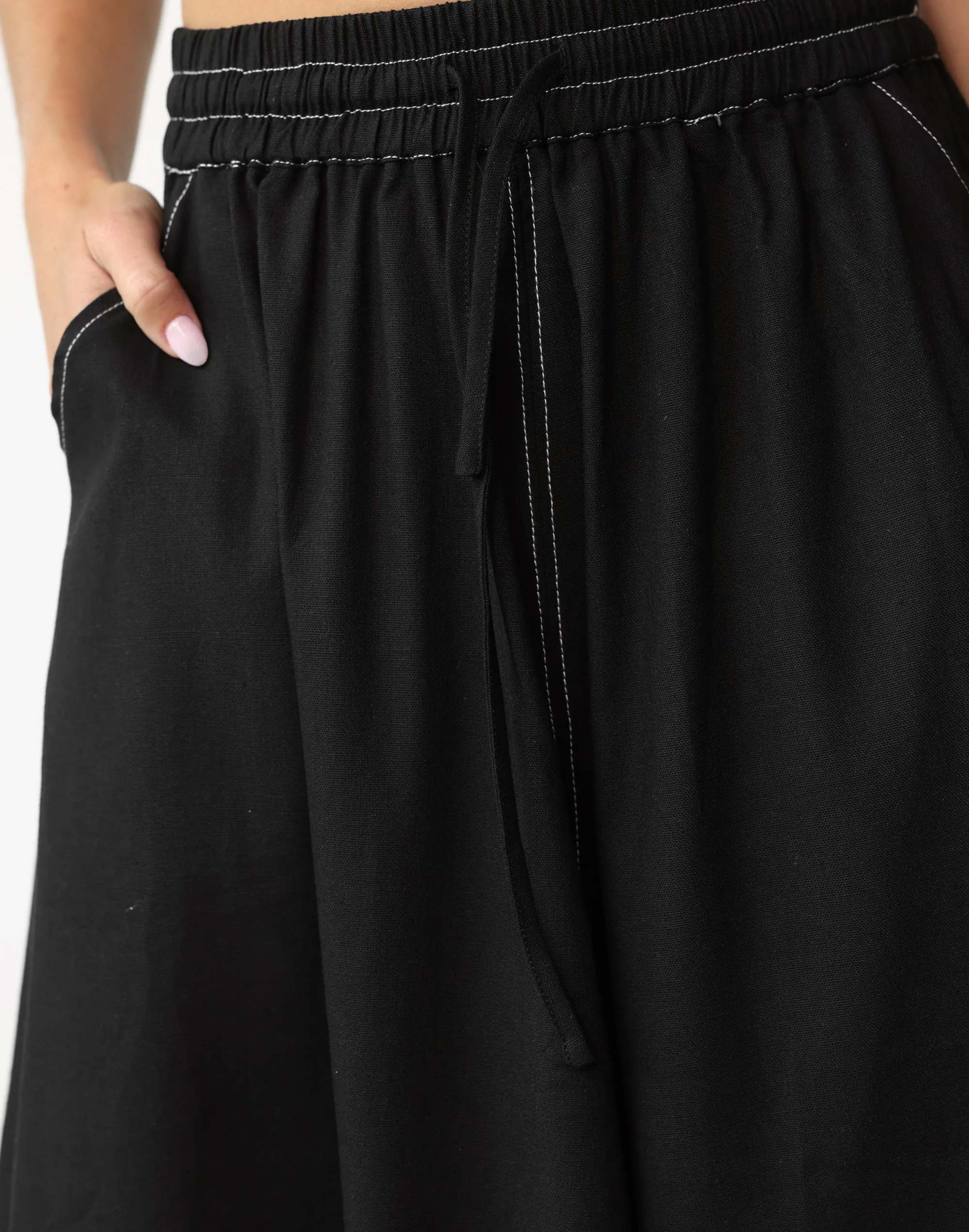 Daylight Maxi Skirt (Black)