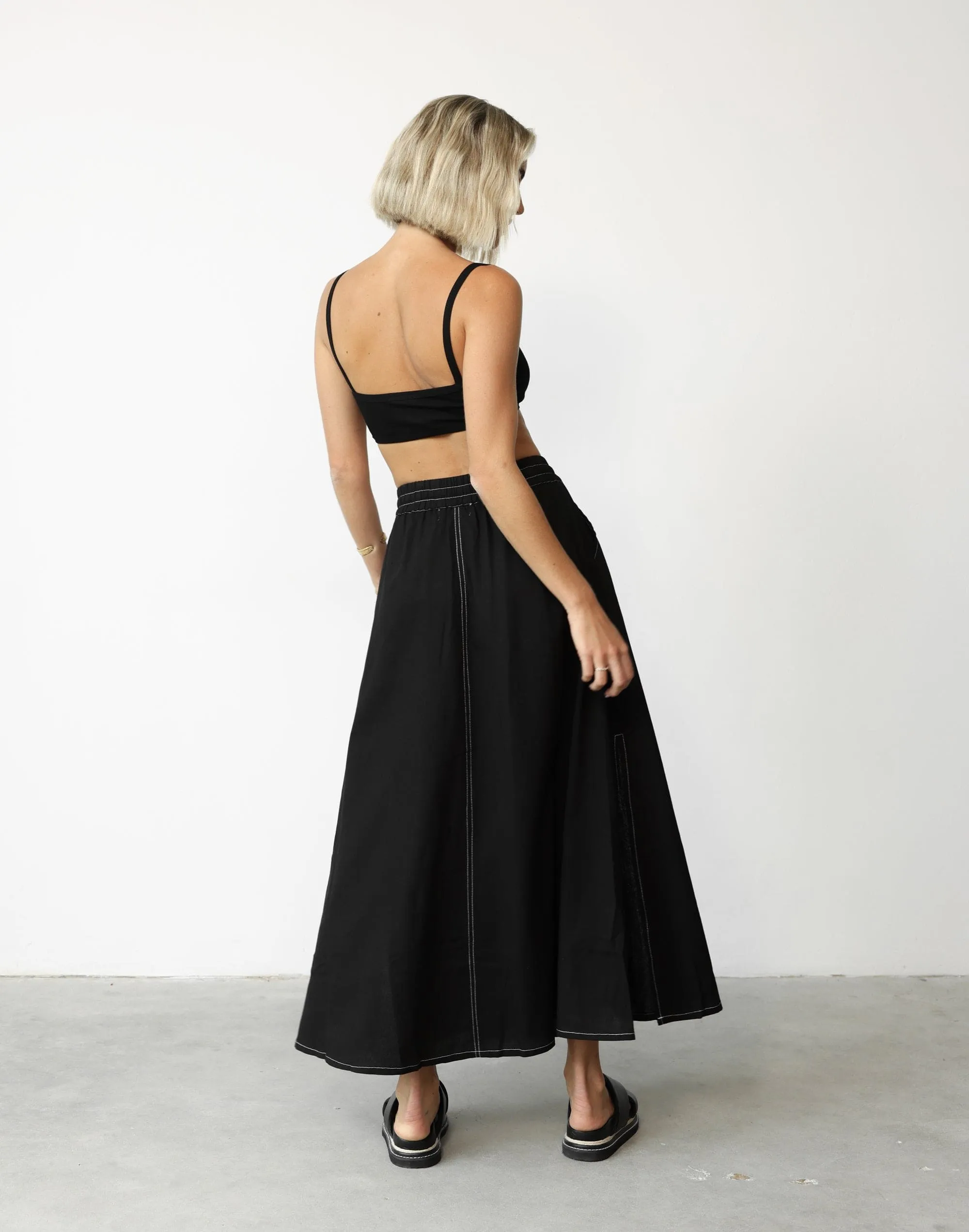 Daylight Maxi Skirt (Black)