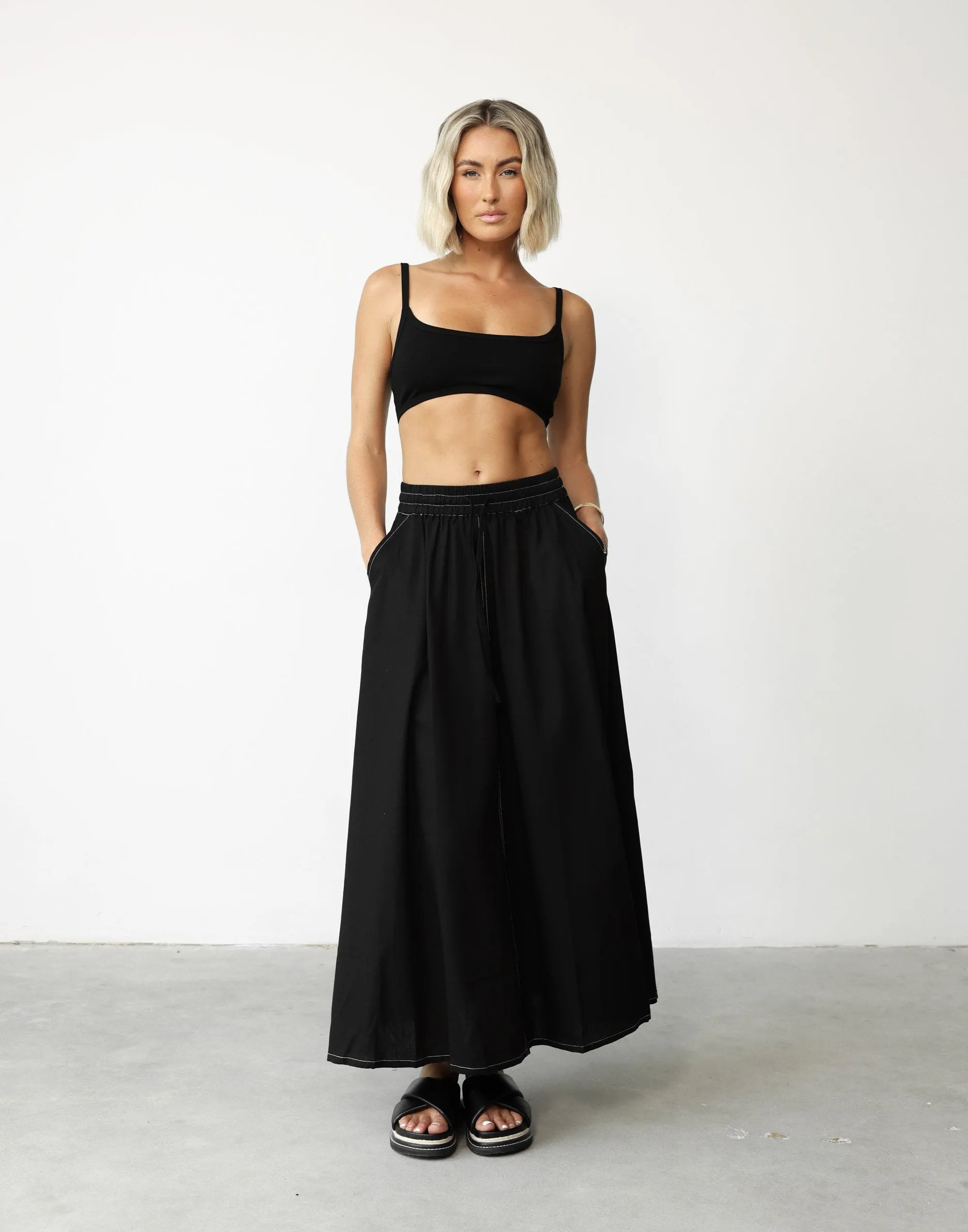 Daylight Maxi Skirt (Black)