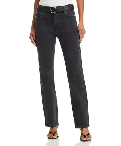 DL1961 Patti High Rise Straight Leg Jeans in Eclipse