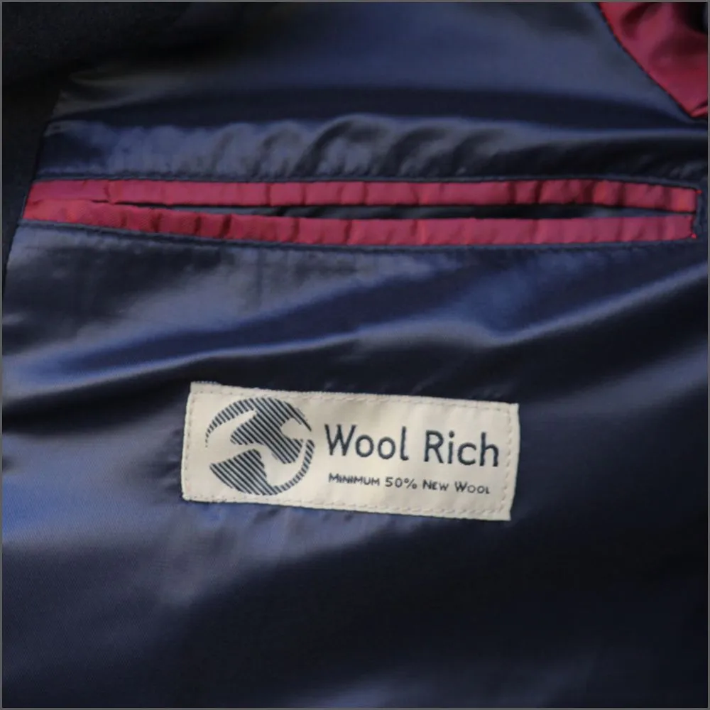 Douglas Wool Rich Navy Car Coat