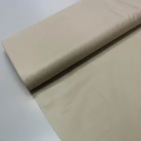 Dressmaking Anti Static Polyester Lining Fabric - Cream