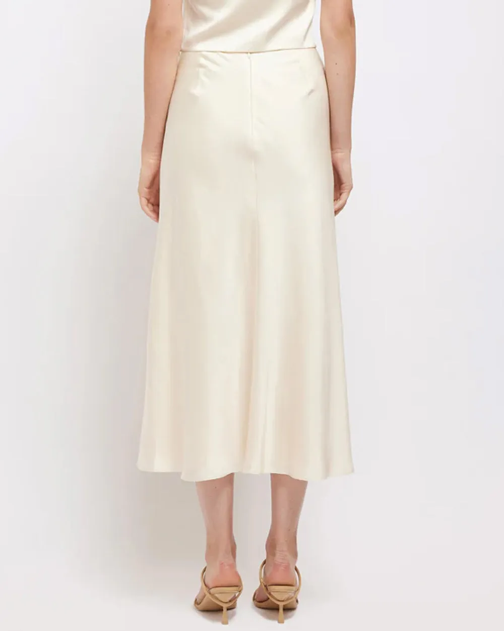 Ecru Blane Midi Skirt