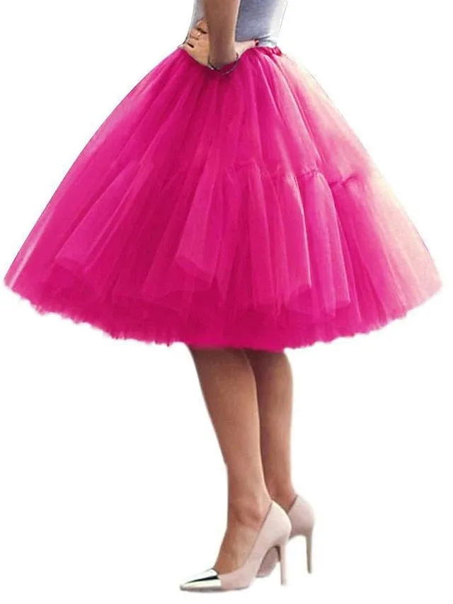 Elevate Your Style with Women's Swing Mini Tulle Skirt