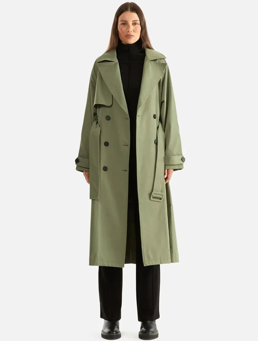 ENA PELLY - Carrie Trench Coat Forest