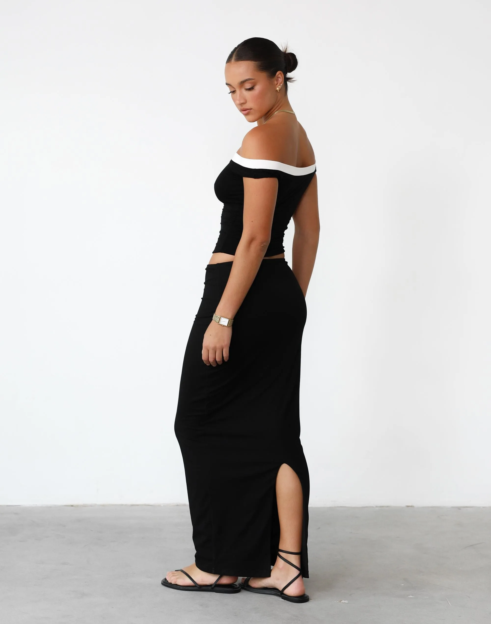 Fable Maxi Skirt (Black)