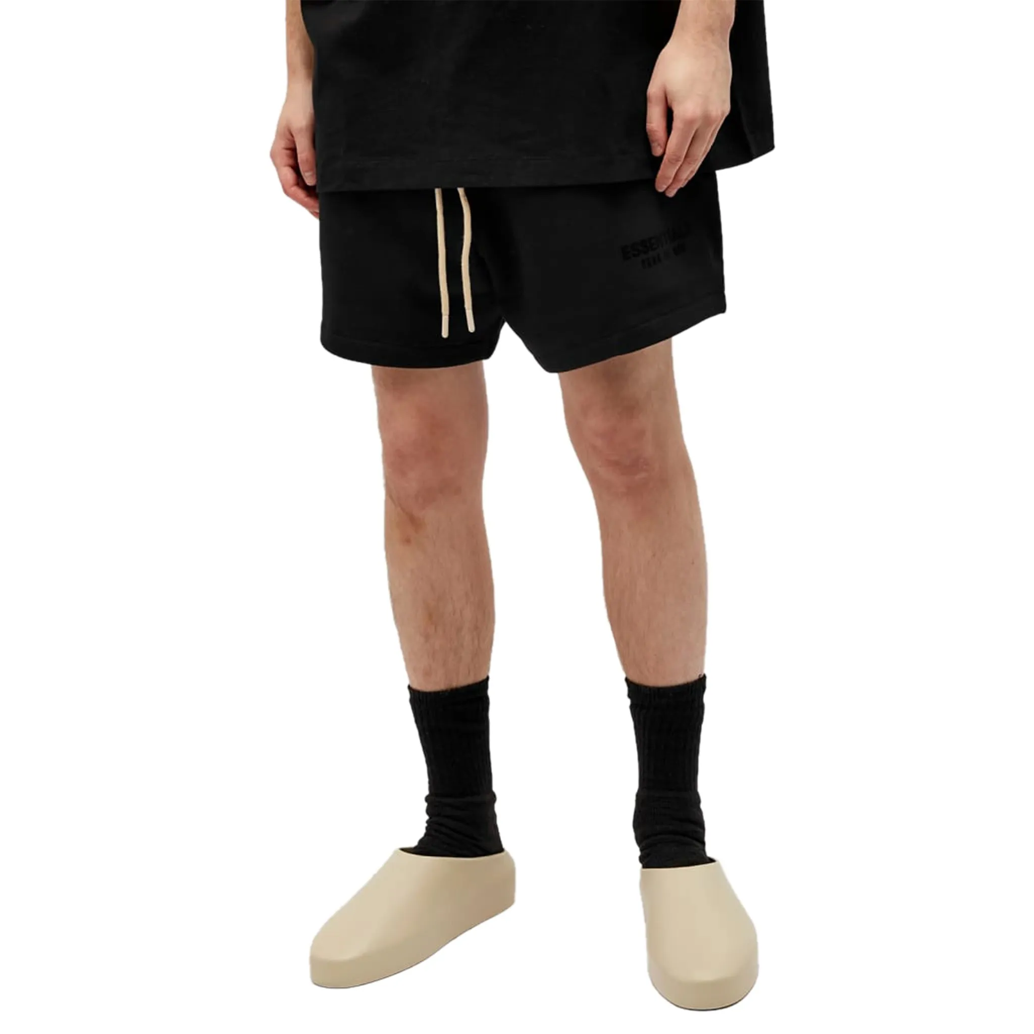 Fear Of God Essentials Jet Black Shorts (FW23)