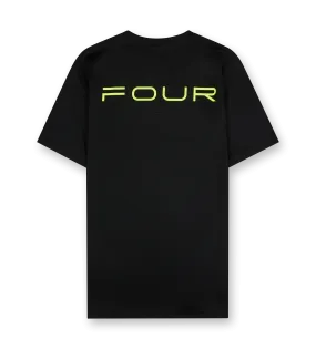 FOUR    Sportswear Reflective T-shirt Black