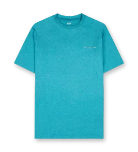 FOUR    Sportswear T-shirt Melange Ocean Blue