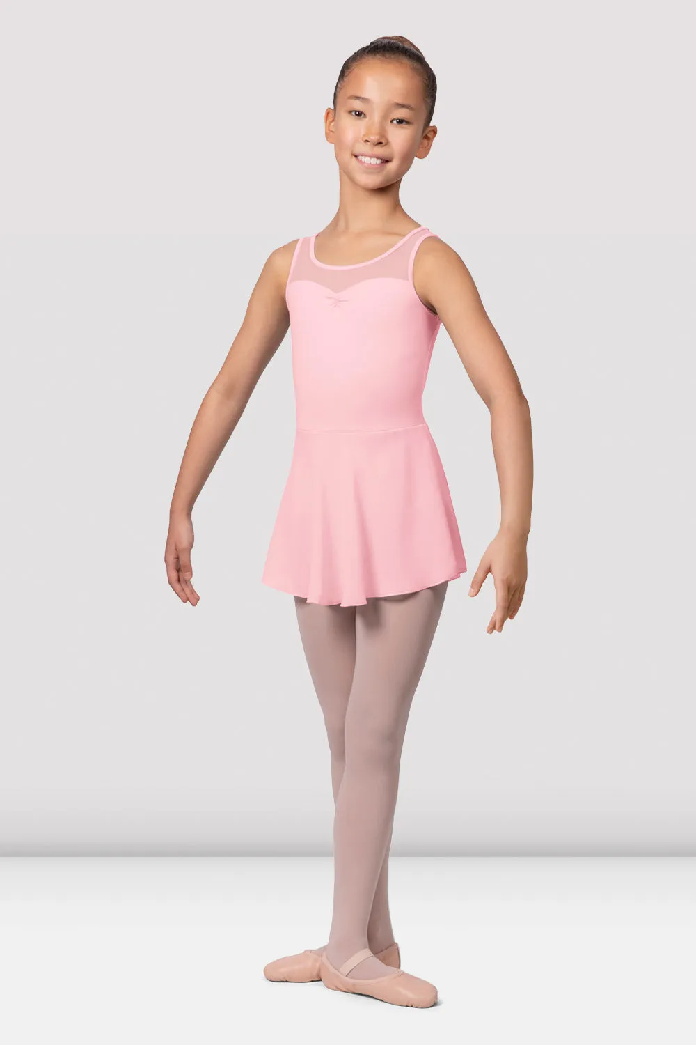 Girls Suki Open Back Skirted Leotard