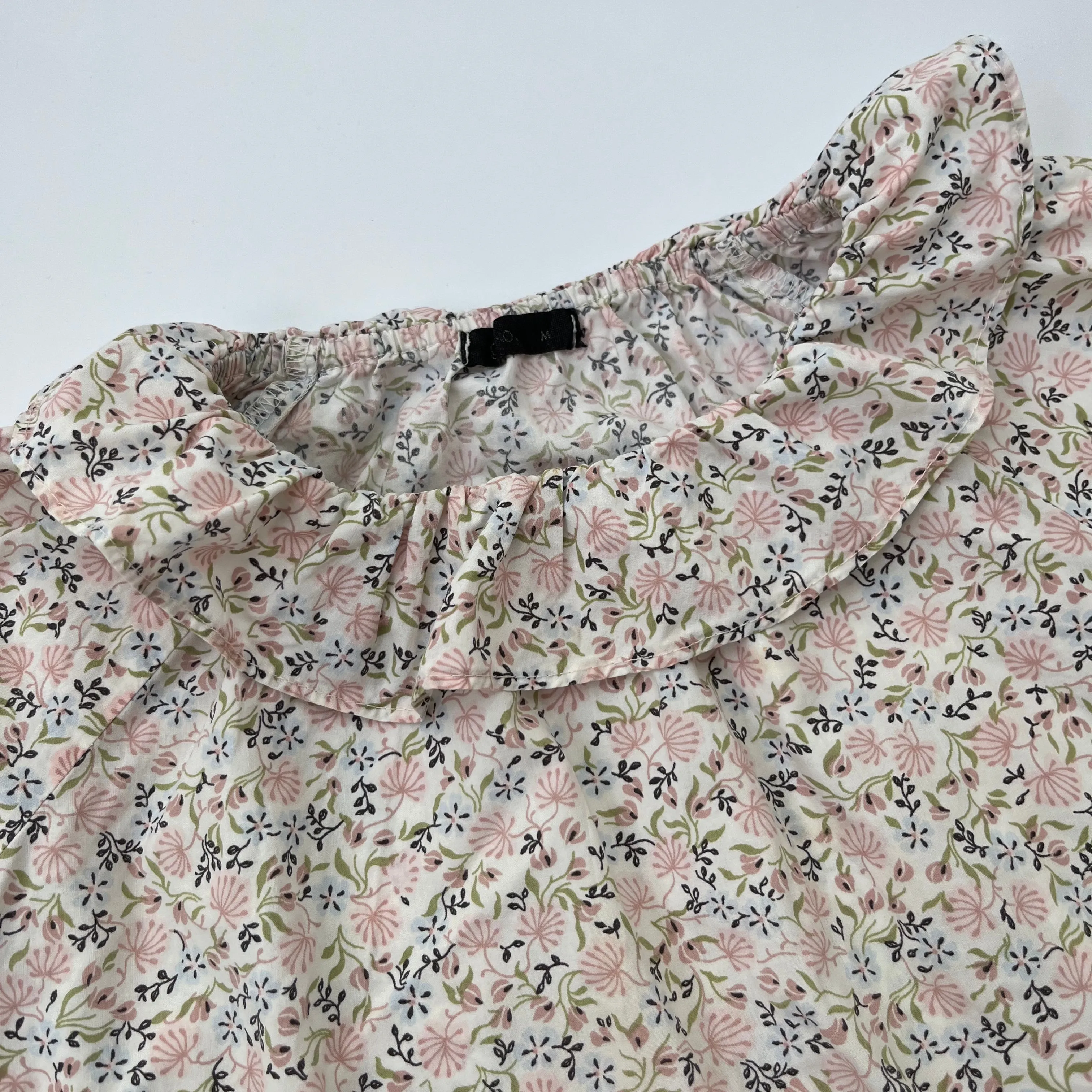 Guno Floral Print Cotton Blouse: 4-6 Years