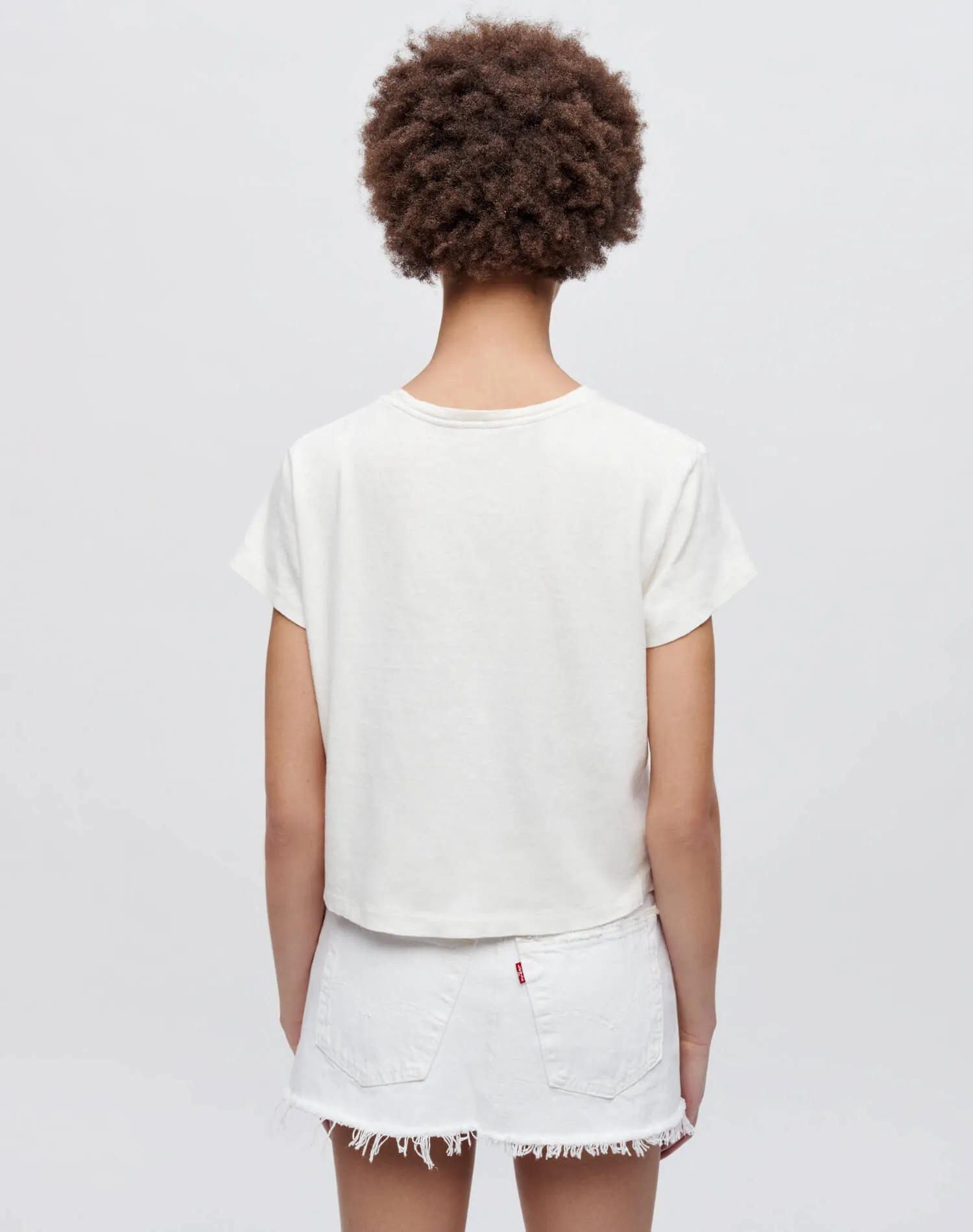 Hanes 1950s Boxy Tee - Vintage White