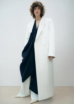 Jane Long Coat - White