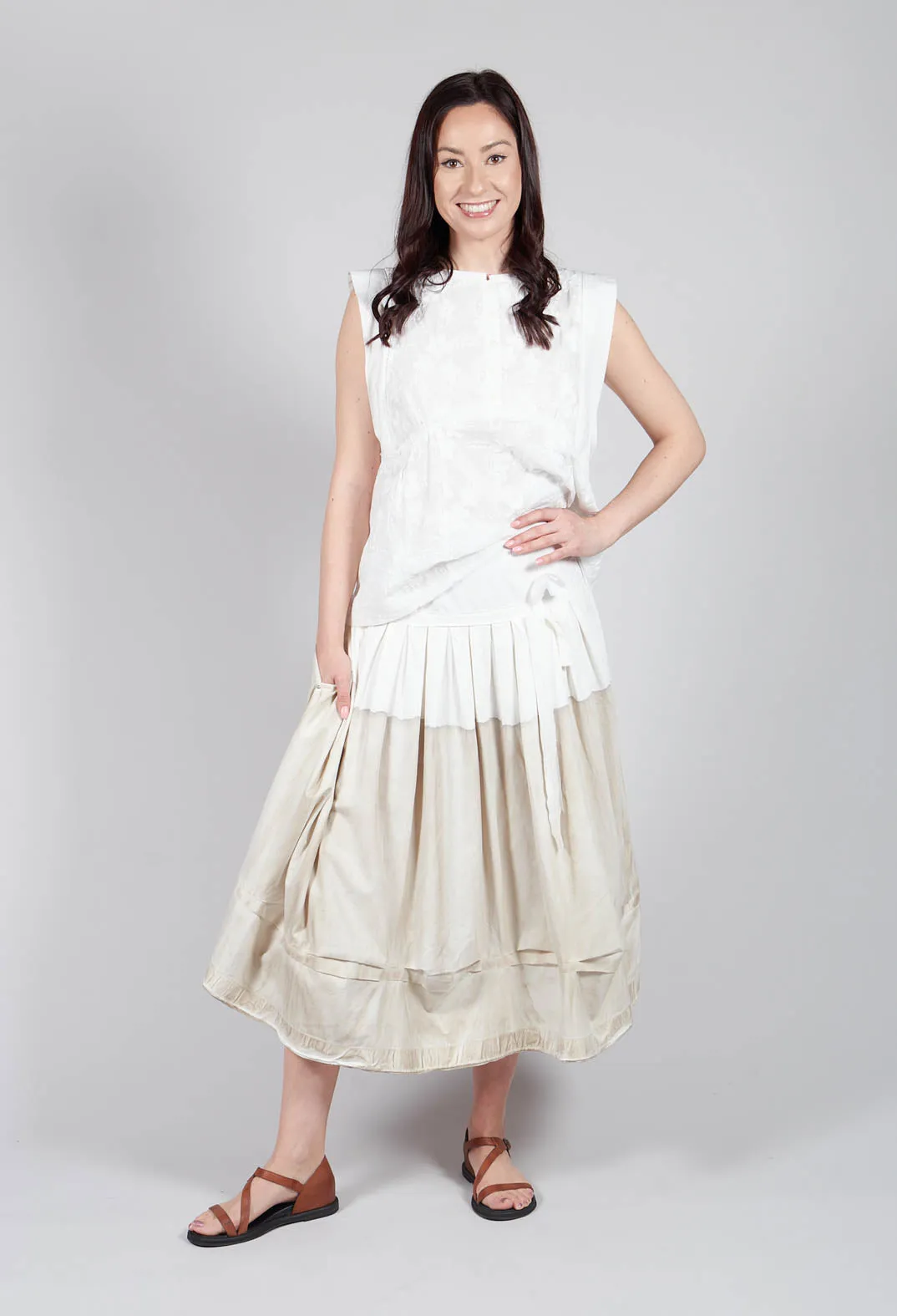 Jealousy Skirt in Beige