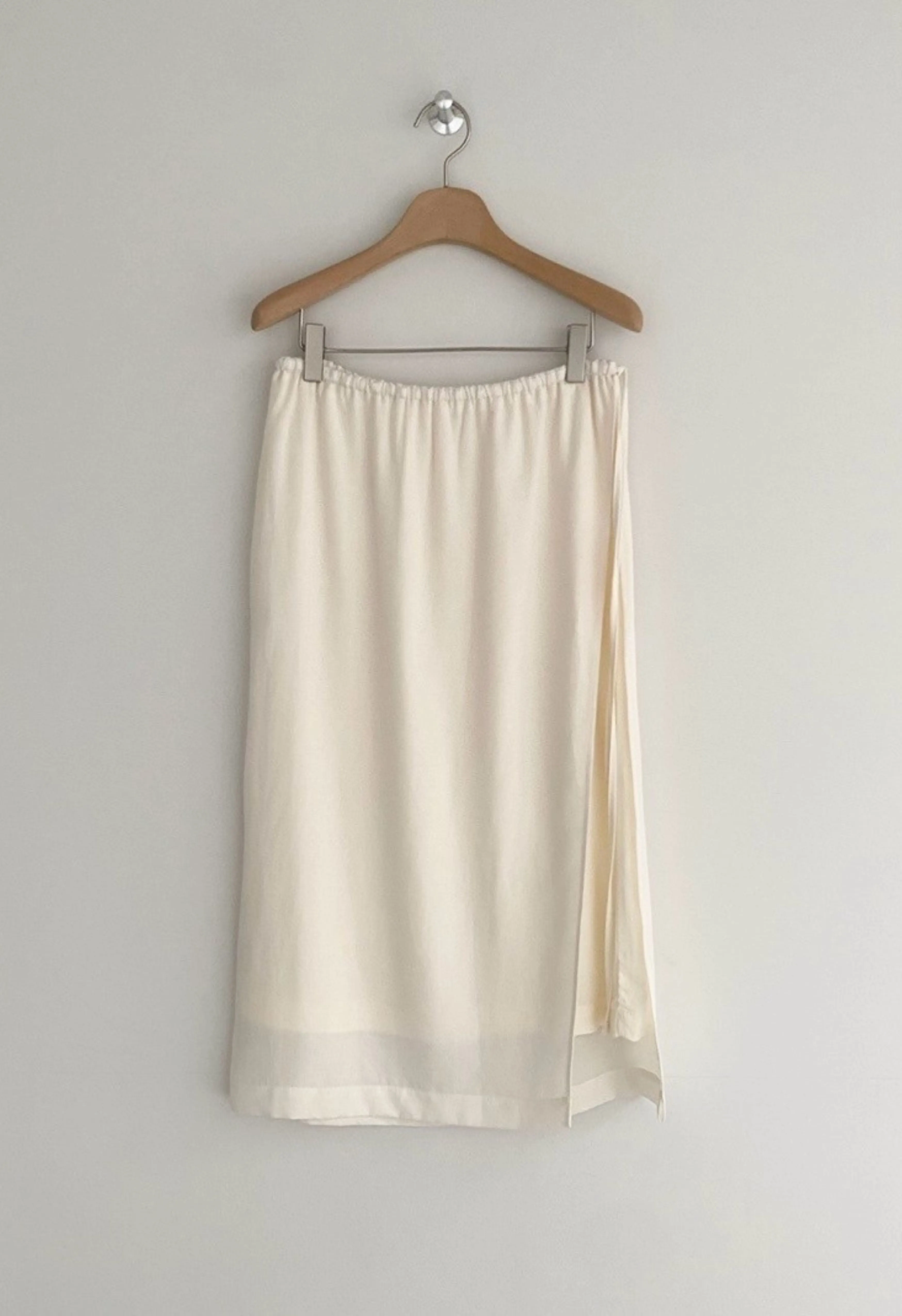 Jordana Wrap Skirt In White