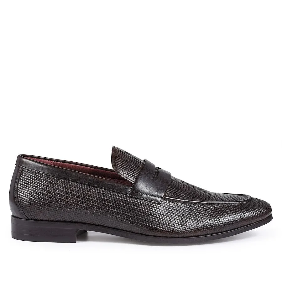 Julius Marlow Lapel Mocha Loafers