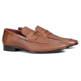 Julius Marlow Lapel Tan Loafers