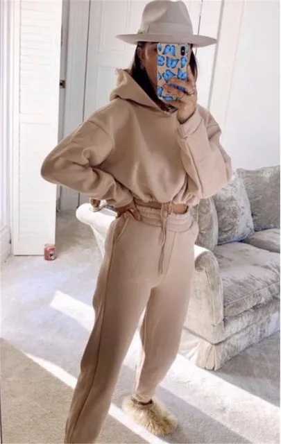 Ladies Casual Sportswear Suit Running Tracksuit