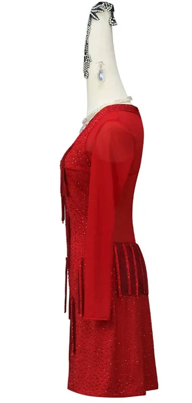 Latin Dance Dress | Custom - Made |QY21