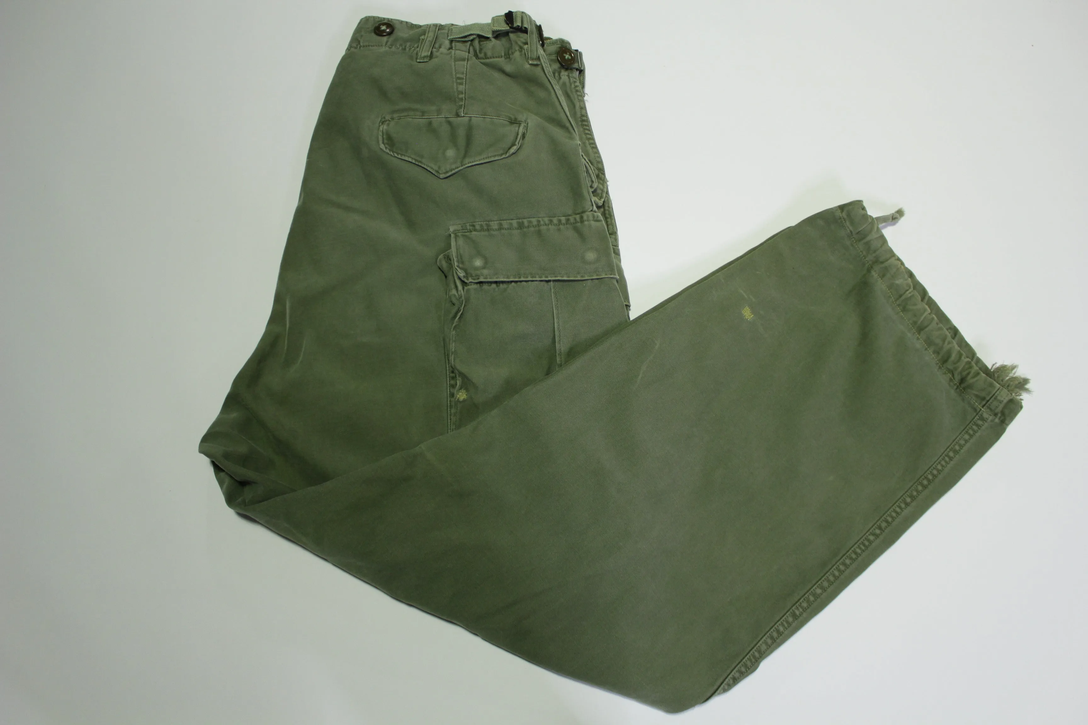 M-65 OG-107 Vintage 60's Vietnam Era Cargo Military Army Field Pants