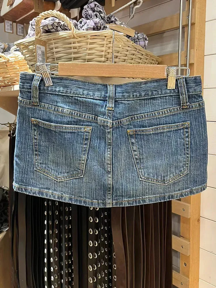 Mel Denim Micro Mini