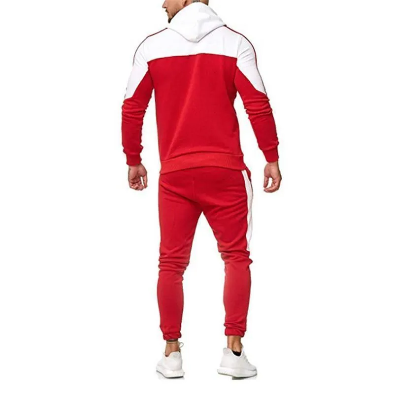 Men Tracksuit - Patchwork Sportswear For Men